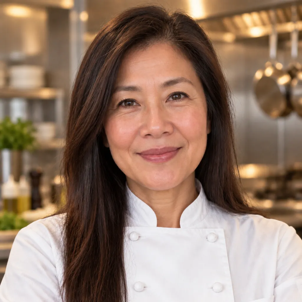 Head chef headshot, Thoughtful close-up pose