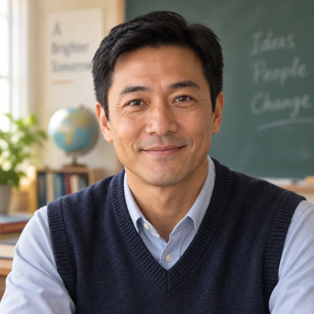 Teacher in classroom